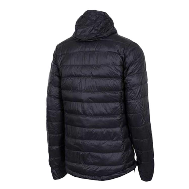 Adidas Down Jackets Men's Black Hooded Moderate Puffer Jacket AP7506