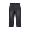 Men's Washed Denim Jeans Blue AJQV005-1