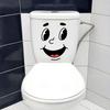 4pc Funny Face Garbage Bin Decals Waterproof Sticker Set New Trash Can Stickers  For Kitchen Office