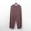 2026 Women's Plus Size High Waist Ice Silk Wide-Leg Summer Pants
