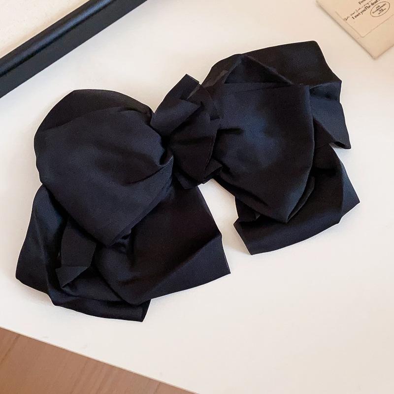 1/3 Pcs Sweet Pink Bow Hairpins Solid Color Bowknot Hair Clips Women Girls Soft Satin Barrettes Clip Wedding Hair Accessories