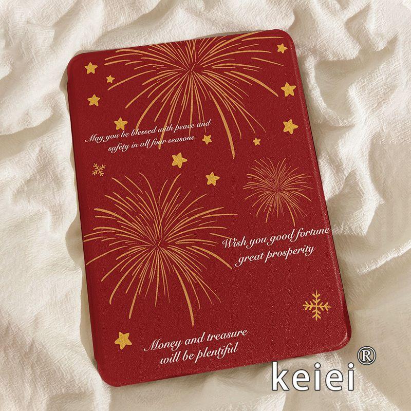 Fireworks pattern suitable for iPad Air 6/7 tablet case, iPad P10th/2024 Pro 11