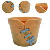 Resin Flower Pot, Plant Container, Centerpiece Unique, Ornament, Garden Decoration Holder