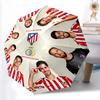 Printed Atlético Madrid Logo Printed Folding Umbrella,Outdoor,Leisure,And Travel Umbrella,Durable Umbrella Fabric,Birthday And Holiday Gift