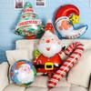 Santa Claus Party Supplies Cartoon Balloons Air Balloons Christmas Decorations Aluminum Foil