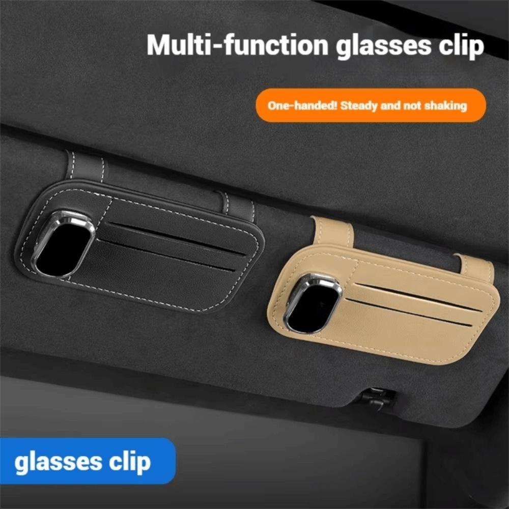 Universal Fit Glasses Clip Anti-scratch Eyeglasses Hanger Vehicle Accessories