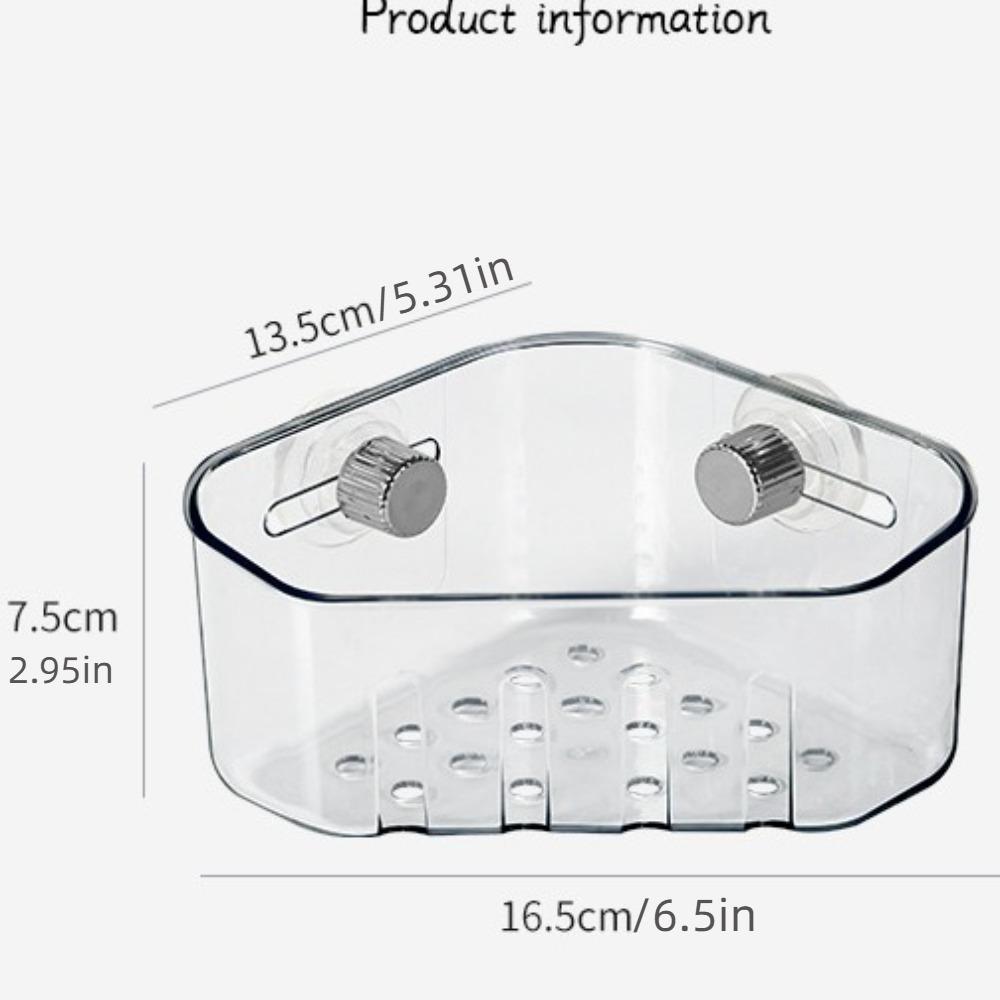 Multi functional Basin Corner Shelf Rotating Sponge Holder Sink Storage Basket  Laundry Room