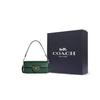 New COACH Cow Leather Portable Crossbody Bag Shoulder Bag Women's Dark Green CE561-IMV1Y