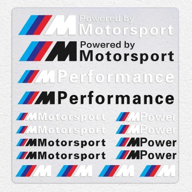 

New 2025 For BMW M X3 X5 X6 1set Car Badge Sticker Car Decoration Decal For Bmw M Performance Power X1 X3 X5 X6 E84 E83 F2