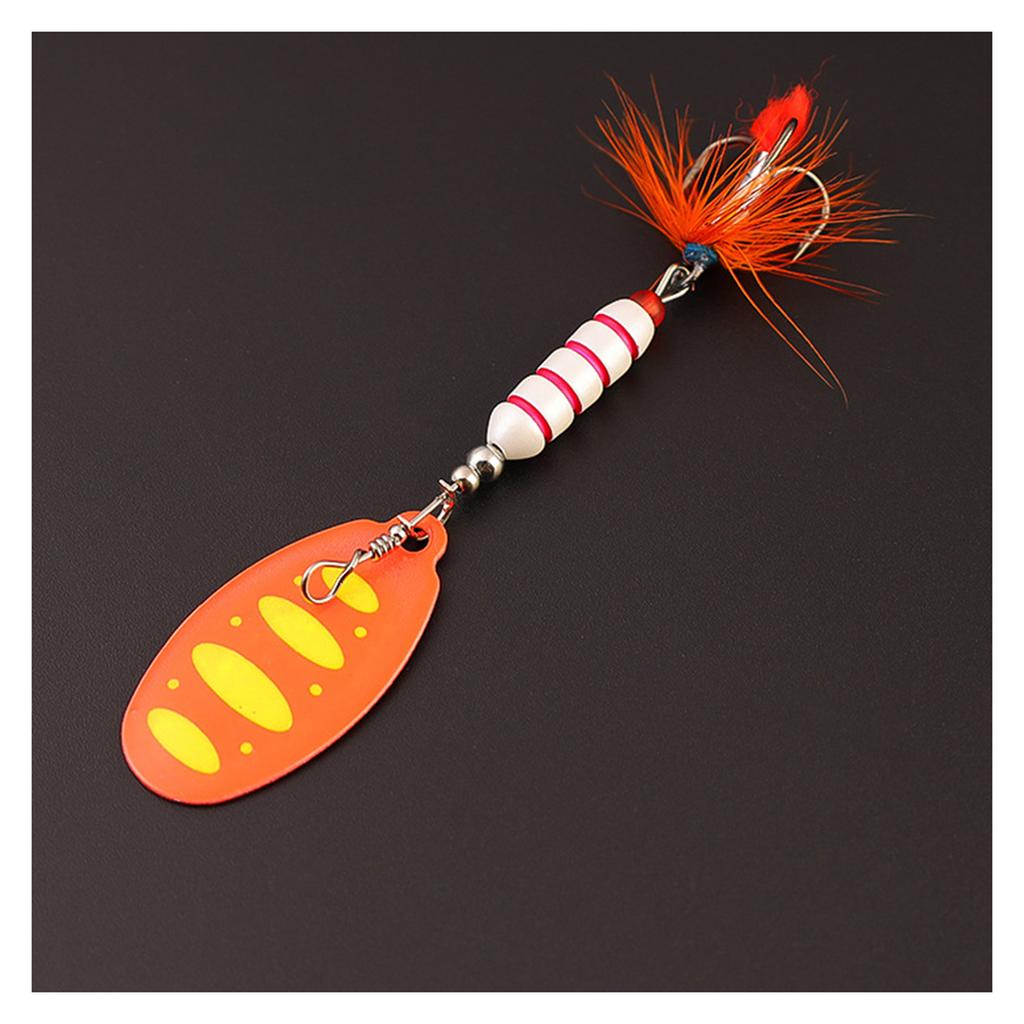 1/5pcs Spinner Spoon Metal Bait Fishing Lure Composite Sequin Long-Range Fishing Bait Multipurpose Artificial Fishing Bait