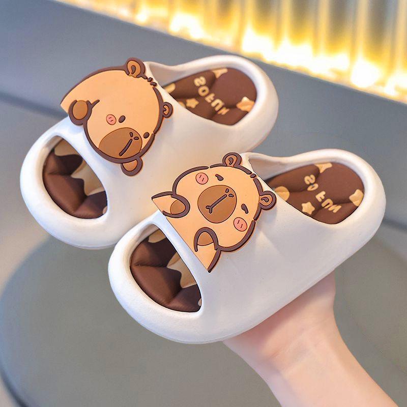 Children's cool slippers girls summer cute little girl bath princess indoor parent-child non-slip boys and girls cool slippers