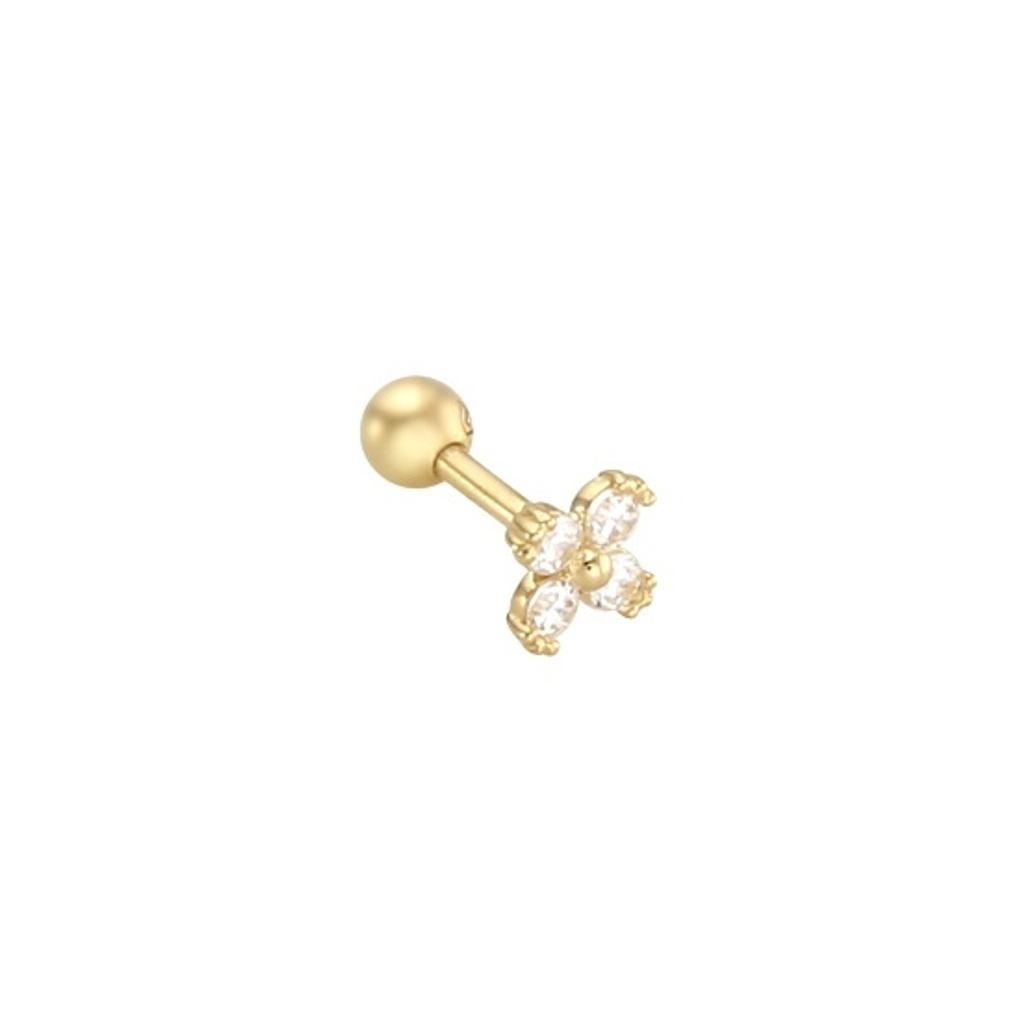 LLOYD Flower Piercing 14K GOLD Gold Earrings (LPFE2112G)