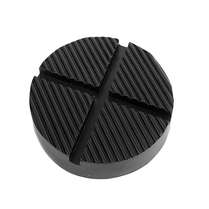 Car Reinforced Rubber Jacking Lift Pad For Secure Vehicle Elevations In Professional Repairs Compact Design Easy Storage