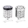 Camping Stove Gas Heater Stainless Steel Mini Cover Warming for Fishing, Indoor,