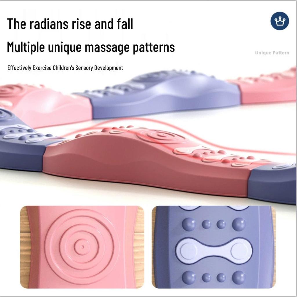 Rainbow Balance Bridge: Sensory Integration Toy for Toddlers