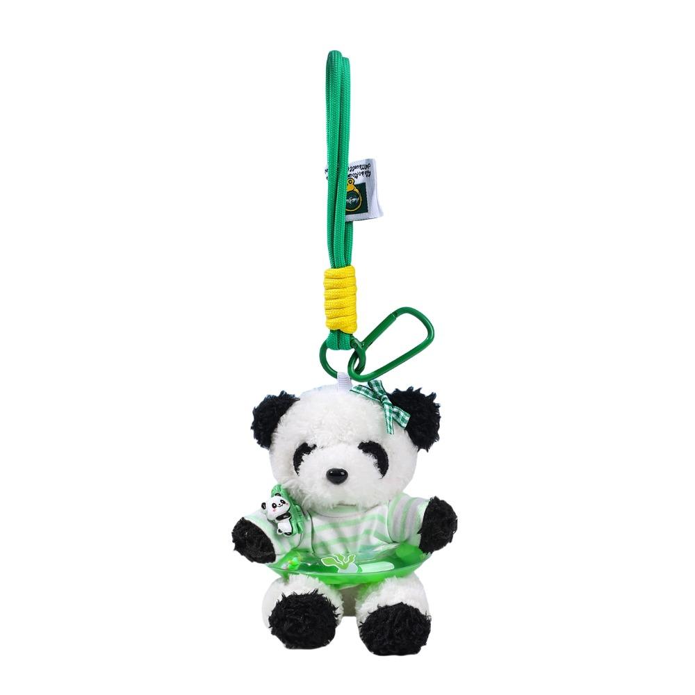 Animals Doll Cartoon Pilot Otter Keychain Keys Accessories Panda Puppy Plush Doll  Students