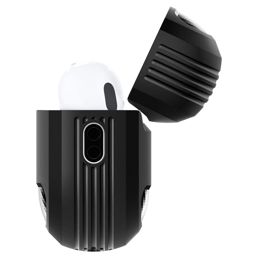 Spigen Rugged Armor Apple Airpods Pro 1/2 Mattschwarz