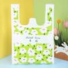 50pcs Plastic Handbag Originality Durable Printing Gift Food Fruit Takeout Packaging Bag Pack Portable Daily Bags