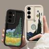 Phone Case For Samsung S26 S25 S24 S23 S21 S20 Ultra Van Gogh Wheatfield Cypresses Painting For Galaxy S25 S24 FE S26 Plus Cover