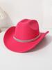 Western Cowboy Top Hat Horse Riding Travel Leisure Top Hat Party Jazz Hat Felt Hat