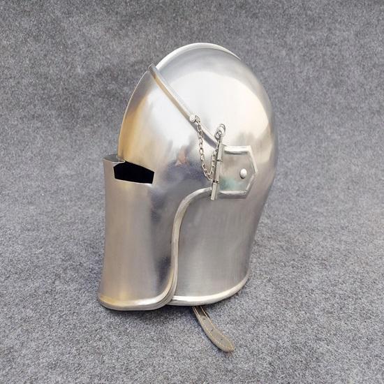 Medieval Barbuta Visor Helmet LARP Cosplay, Costume Halloween