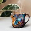 400ML Water Cup Crystal Resin Coffee Cup Elegant Luxury Mineral Large Capacity Beverage Teacup Ware Resin Gift Household Items
