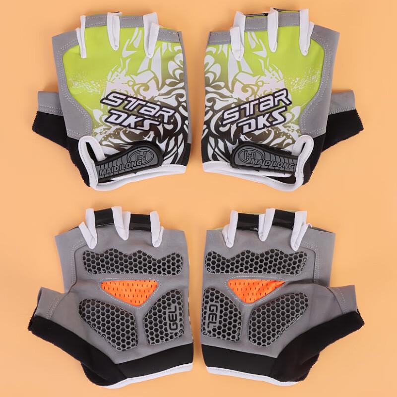 Bear Fire Fingerless Breathable Fishing Gloves