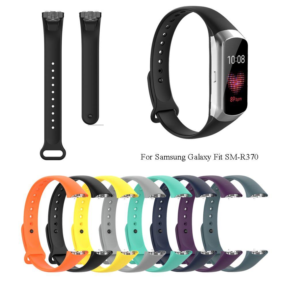 Watch band Accessories Breathable Watchband Buckles Strap Soft Silicone WristBand Replacement For Samsung Galaxy Fit SM-R370