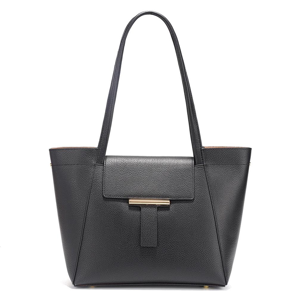 Zency Genuine Leather Women's Large Shoulder Bag for A4