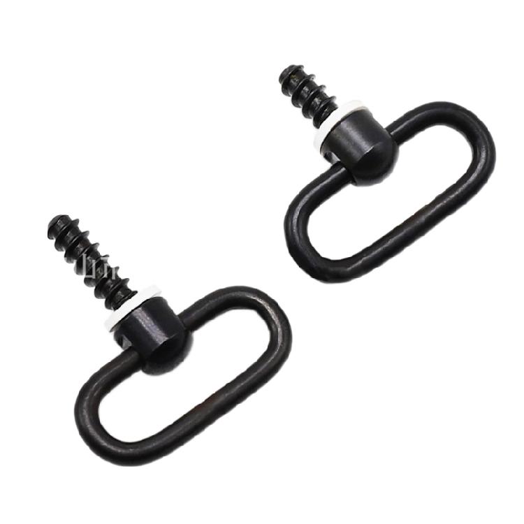 2Pcs Tactically Strap Buckle Strap Hoop Shoulder Buckle Flat Hoop Screw