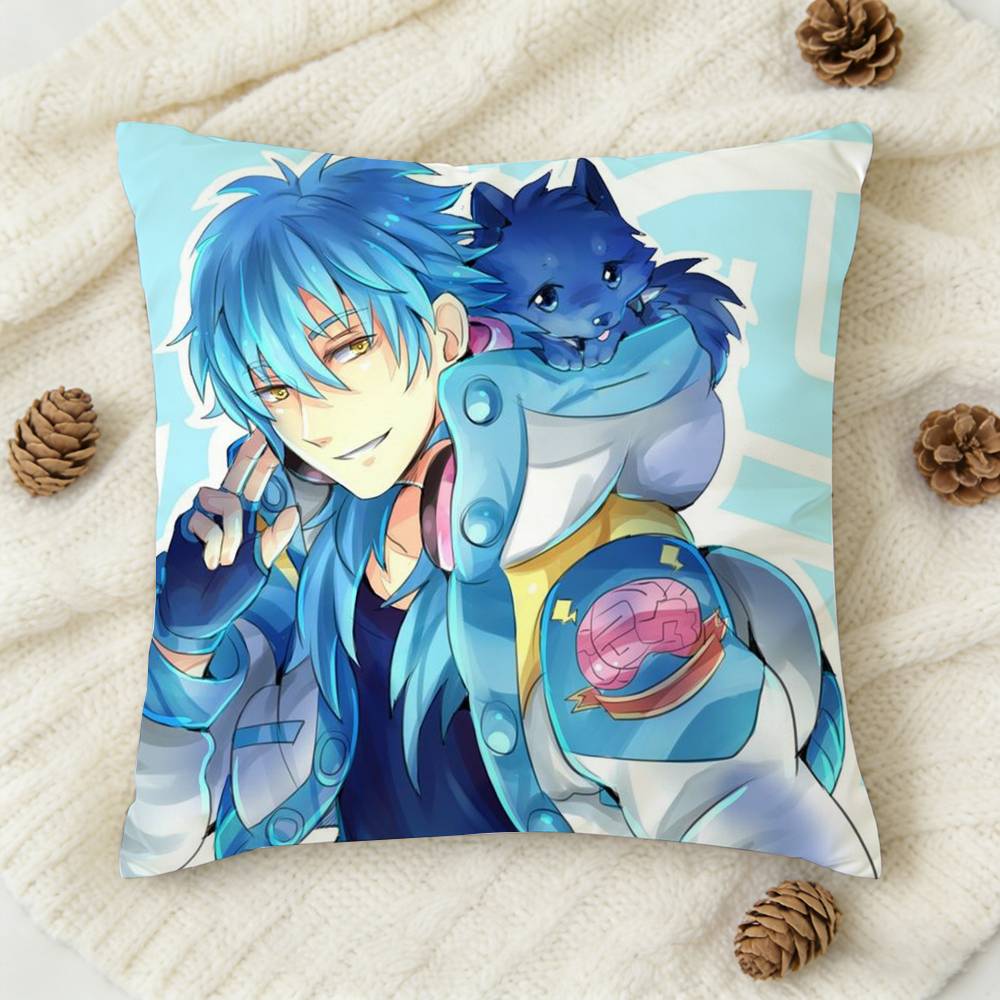 Aoba Seragaki DDRAMAtical Doublesided Printed Square Decorative Cushion Cover for Sofa Living Room Home Decor