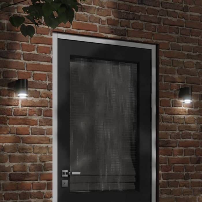 VidaXL Outdoor Wall Lights 2 Pcs Die-cast Aluminum, Outdoor Wall Lighting, Garden Wall Lamp, 4006321