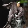 Kreativer Keramik-Räuchergefäß Handwerk Heimdekor Ornamente Drache Wasserfall Rückfluss Räucherstäbchenhalter Pterosaurier