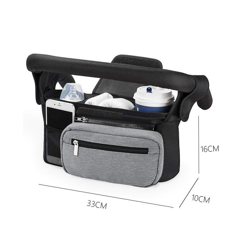 Geantă de depozitare universală agățată pentru cărucior de bebeluș - Accesorii organizatorice cu vânzare rapidă cu coș pregătit pentru mașină