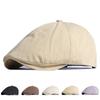 Newsboy Caps For Men Women Solid Color Octagonal Hat Detective Artist Painter Cabbie Beret Hat Flat Cap Adjustable Forward Cap