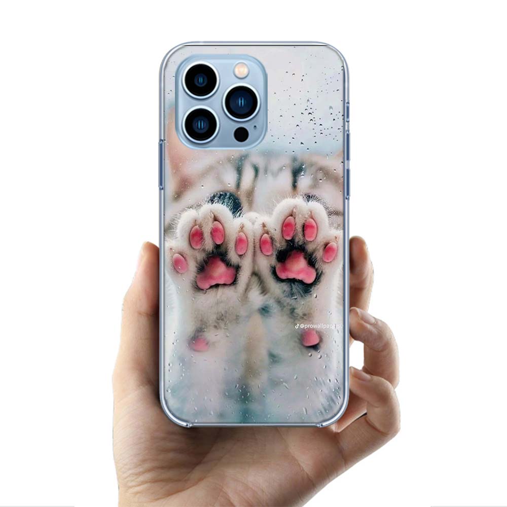 

Pink Cat Hand Cases Phone Case For Iphone 17E 16E 17 Air 16 Pro Max 15 Pro 14 Plus 11 13 12 Mini Cover Cases Compatible with Sui iPhone 14 Pro