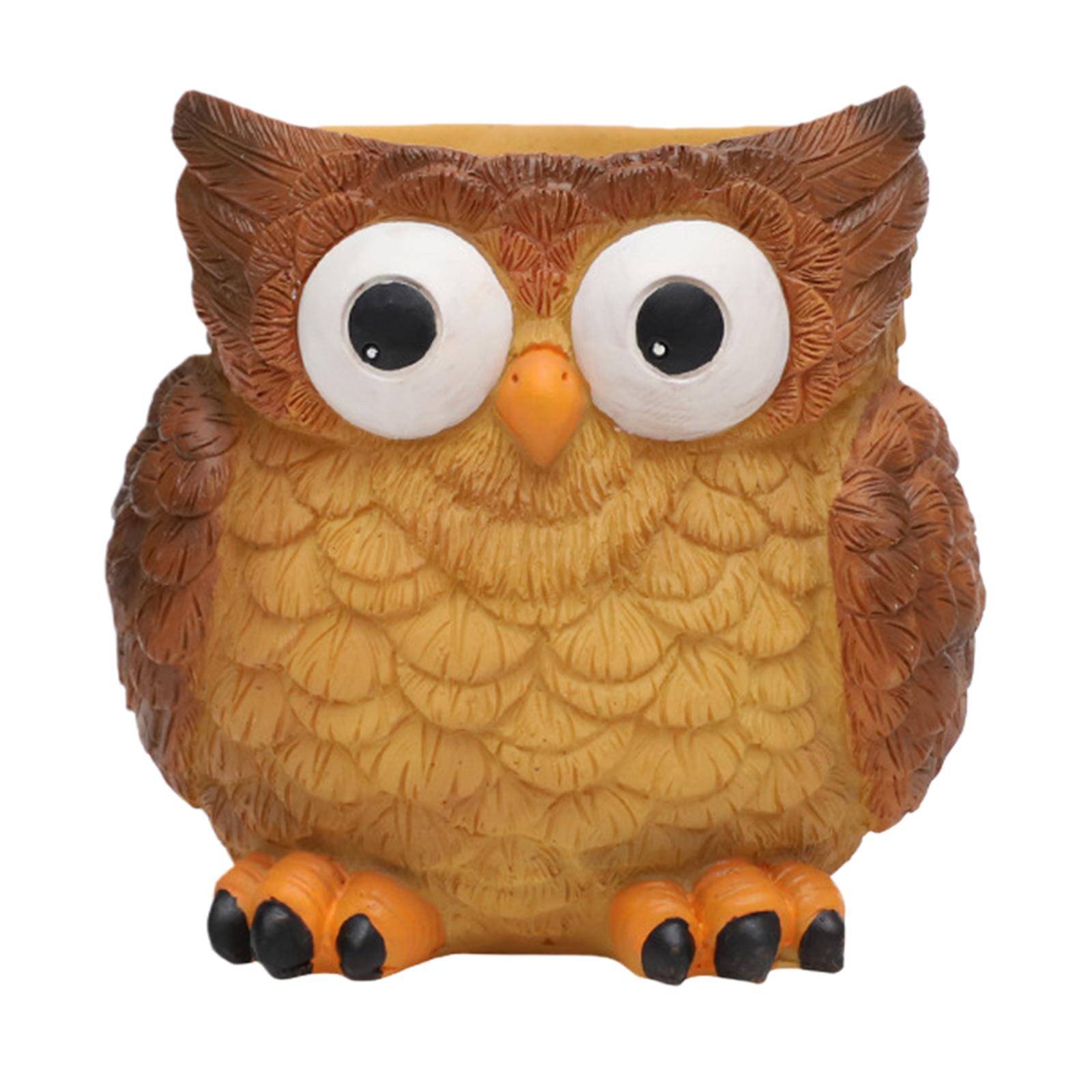 Unique Succulent Small Planter Pot with Drainage Hole Animal Succulent Plant Pot Holder Cute Small Plant Container for Desk