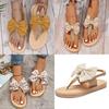 Summer Womens T Bar Sandals With Canvas Material And Butterfly Knot For Outdoor And Indoor Wear