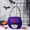 Dětská čarodějnická elfí dýňová kabelka dárková taška halloweenská taška na sladkosti koleda