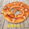 Leap Raupe Snake Plush Toy, Snake Toy, Snake Figurine, Brown and White, 90cm