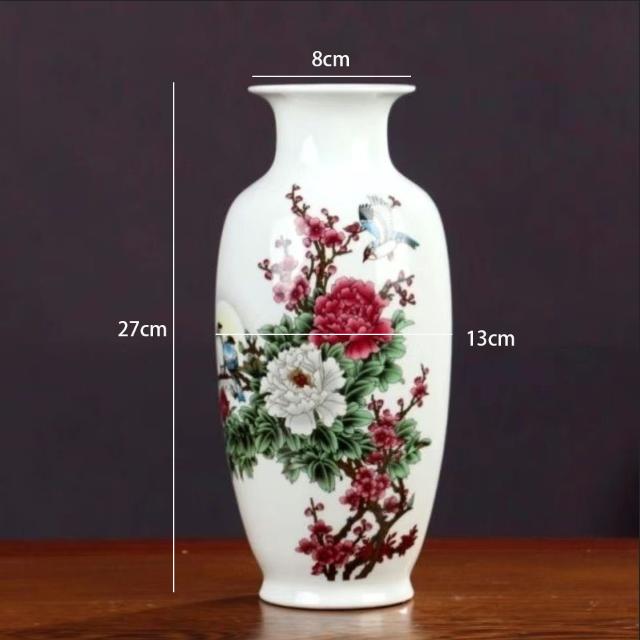 Chinese Jingdezhen Ceramic Vase Ornaments Office Store Club Bar Furnishing Crafts Home Livingroom Desktop Accessories Decoration
