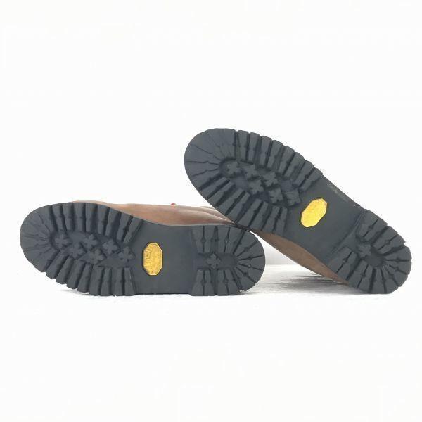 90s Vintage San Michele Vibram Sole Leather Trekking Boots 39 24.5 Brown(USED)