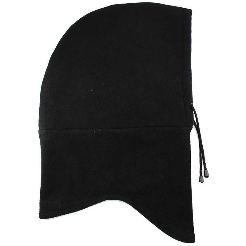 Unisex 3 In 1 Fleece Warm Balaclava Cap Outdoor Face Mask Neck Warm Hooded Hat Men Women Thermal Riding Cycling Beanie Headgear