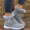 Women's Korean Style Winter Snow Boots Plus Velvet Warm Flat Boots