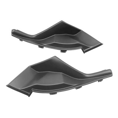 2Pc Water Deflector Plate Neck Trim Panel Front Wiper Side Cowl Extension Cover for 2016-2020 Windshield Wiper Cowl Trim