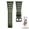 Sports Silicone Bracele For Apple Watch Ultra 4 49mm Series 11 10 46mm 45mm 44mm 42mm Luxury Business Strap for Iwatch 9 8 7 6 5 SE3 Ultra3