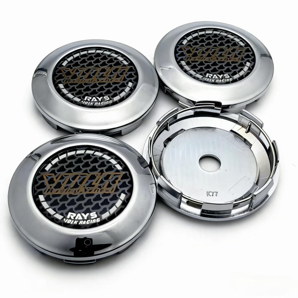 

4pcs 77MM Clip 72MM JDM Epoxy Resin VOLK Logo Emblem Car Wheel Center Caps Rim Hubcaps Dust Cover Wheels Hub Cap Car Accessories Epoxy Resin VOLK&4pcs K77 Wheel Caps