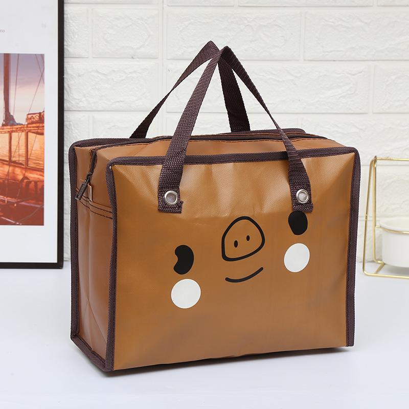 Kleurrijke Cartoon Opvouwbare Non-woven Tote Bag - Modieuze, Draagbare Cadeau/Boodschappentas