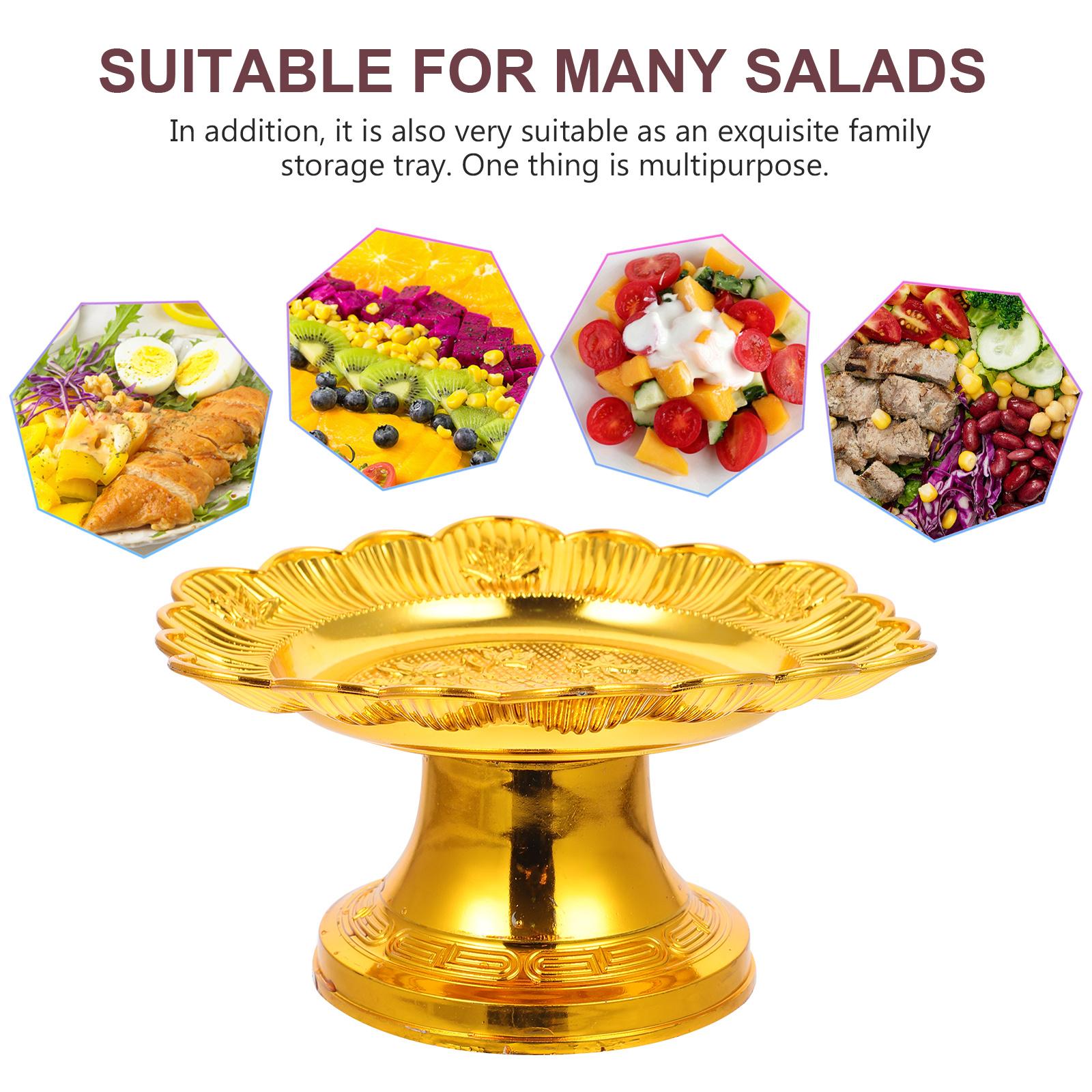 

2Pcs Lotus Plate Buddhist Plate Dessert Stand Purity Self Regeneration Mindfulness Wellness Cake Stand Pedestal for Cakes CHINA