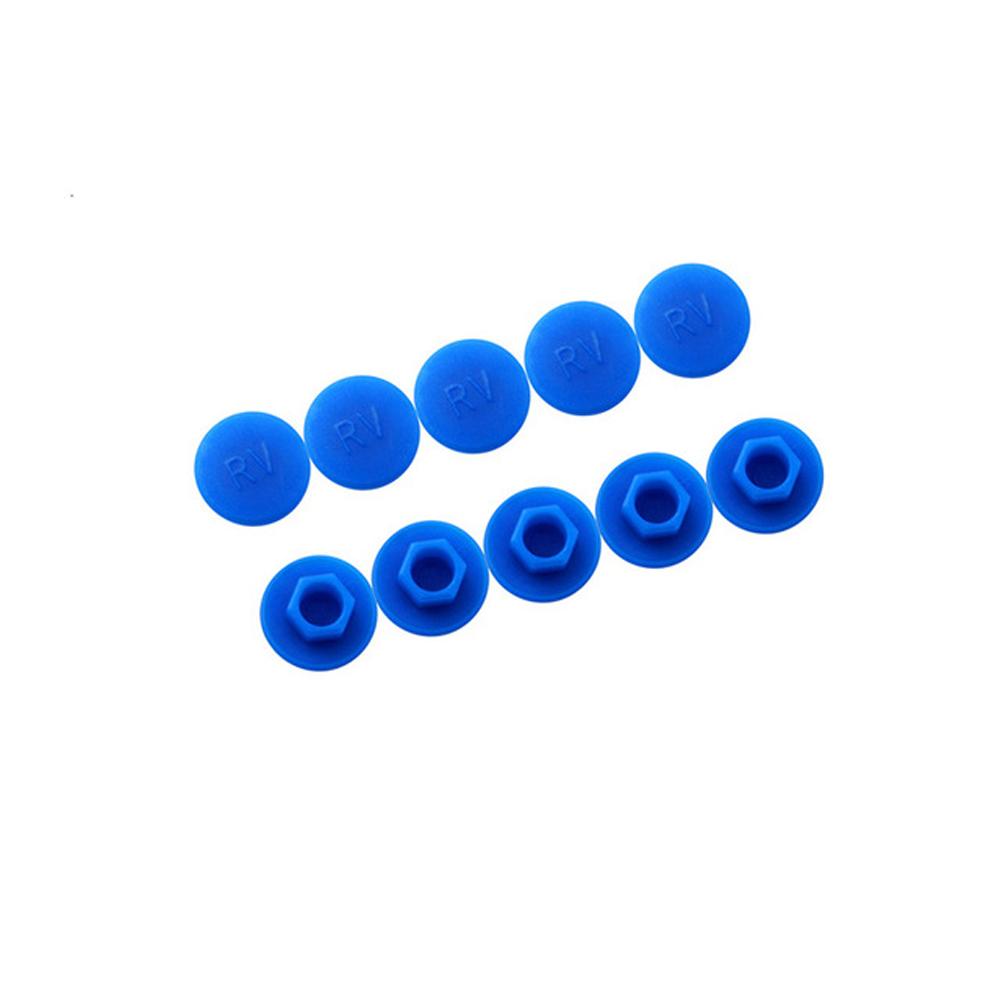 M5 Screw Bicycle Stem Protective Screw Caps Hexagon Bolt Cover Bike Headset Stem Hexagon Screws Cap